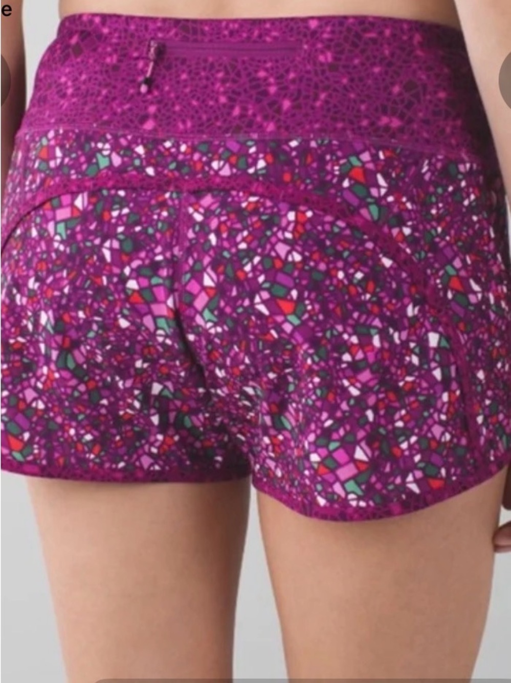 LULULEMON Run Times Short Paradise Camo Multi / Paradise Geo Regal Plum Multi 6